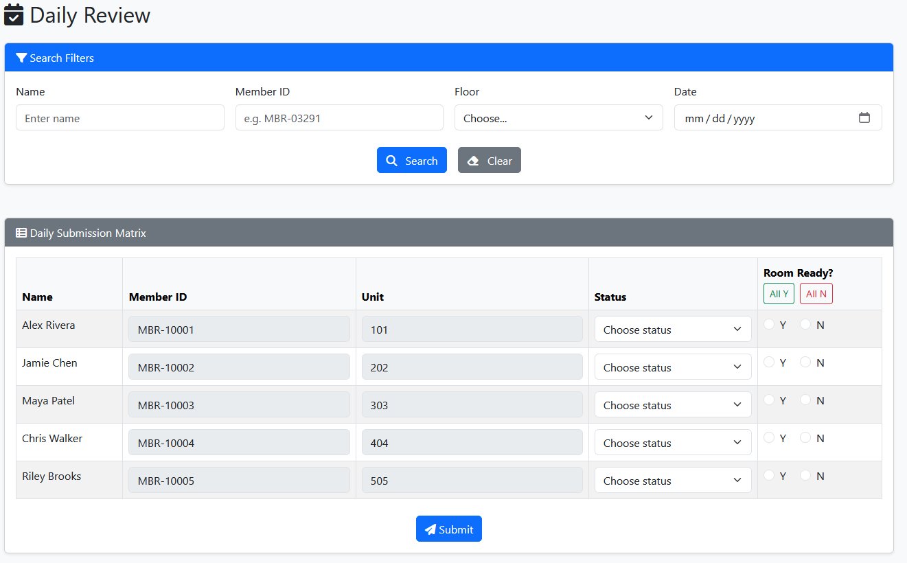 Effectual matrix UI