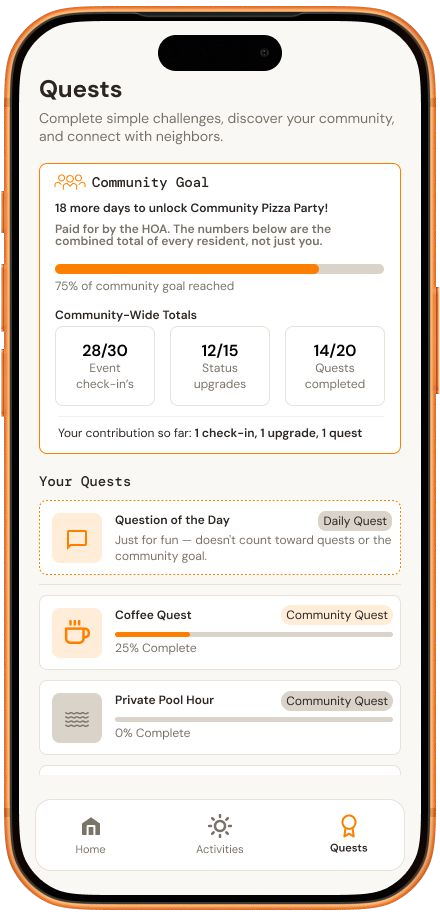 Neighbo quests screen